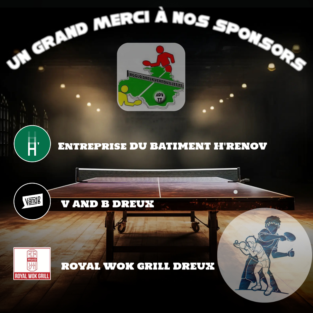 Merci aux Sponsors !!!