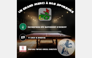 Merci aux Sponsors !!!