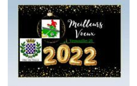Meilleurs voeux pour 2022!